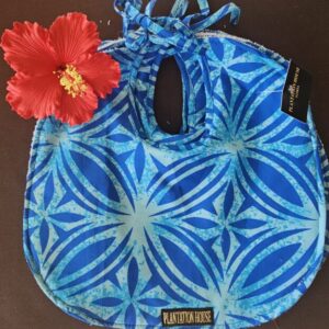 Tropical Print Baby's Bib BLUE